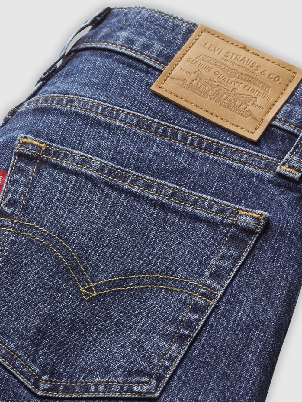 Levi's Wide-Leg High-Rise Jeans — Dark Blue Denim - Picture 4 of 7